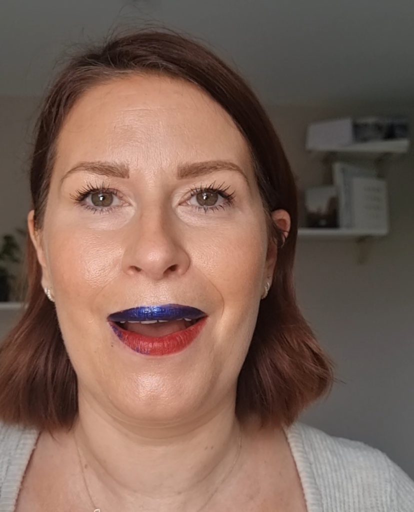 Reaction to removal of Wonderskin Wonder Blading Lip Stain Masque for the first time.